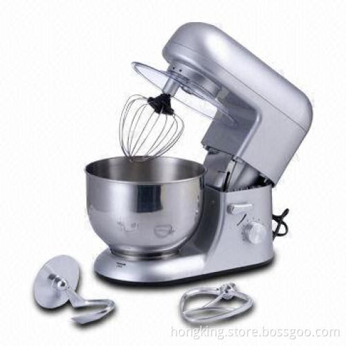 800W Powerful Stand Mixer with Egg Beater and Detachable Aluminum Blade, Removable Kneading Hook